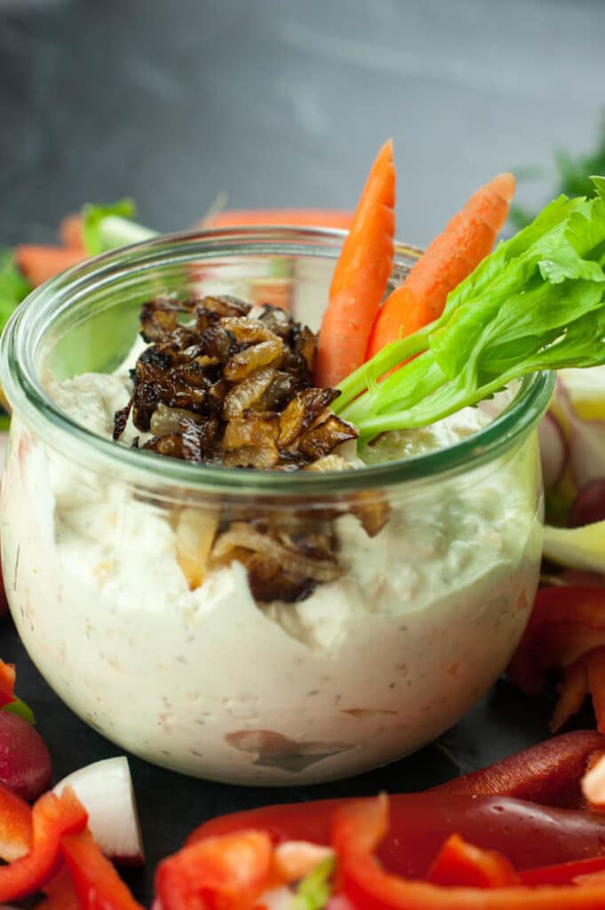Homemade French Onion Dip Healthy & Low Carb