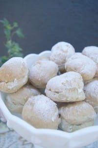 Grain Free Cream Puffs with real Buttercream - #glutenfree #grainfree made with #cassavaflour and filled with luscious #buttercream made out of custard