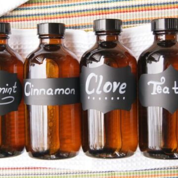 Herbal Two-Ingredient Mouthwash - can be made with four different flavors for variety
