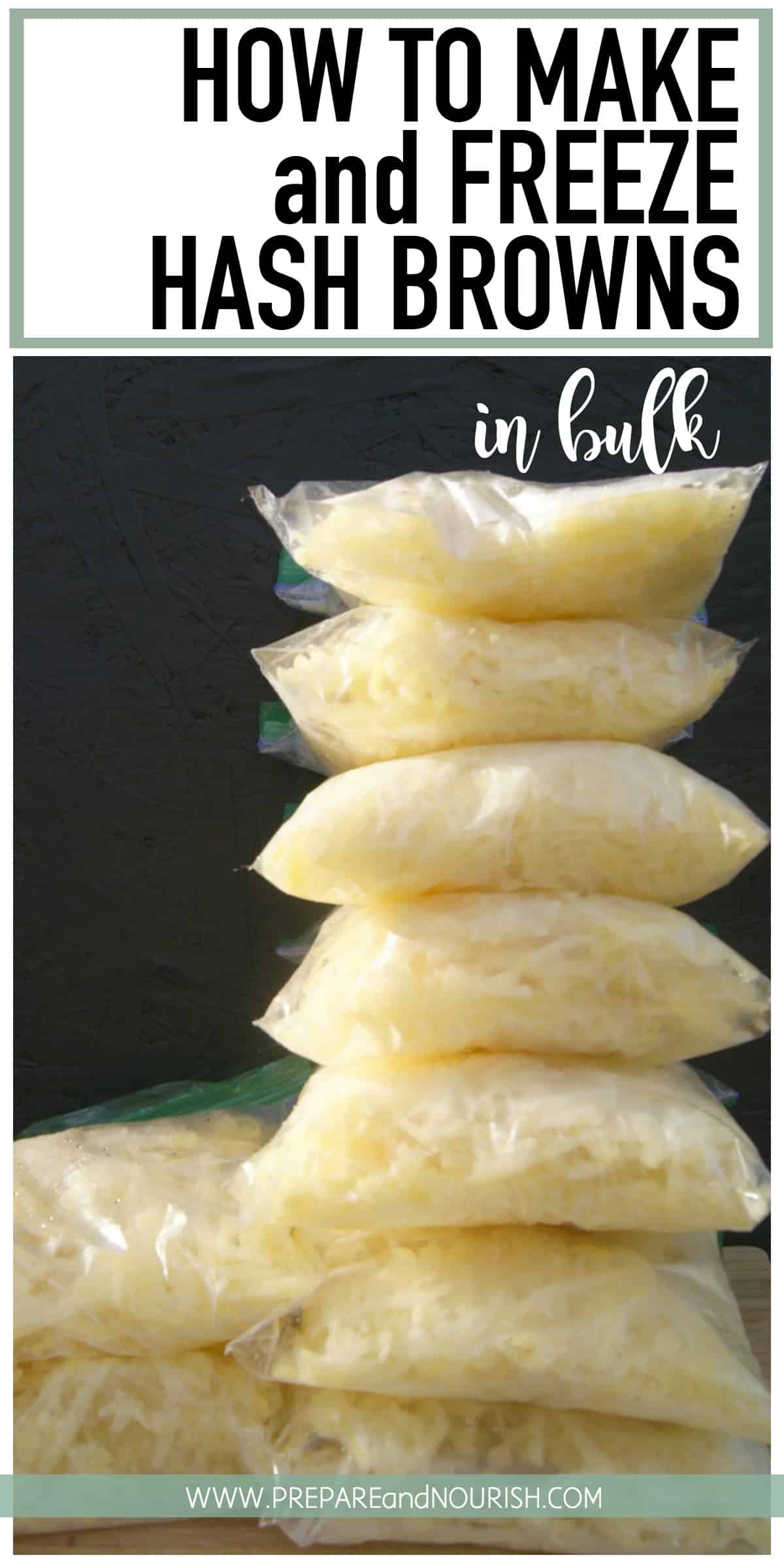 How to Make & Freeze Hash Browns Have you ever noticed how quickly