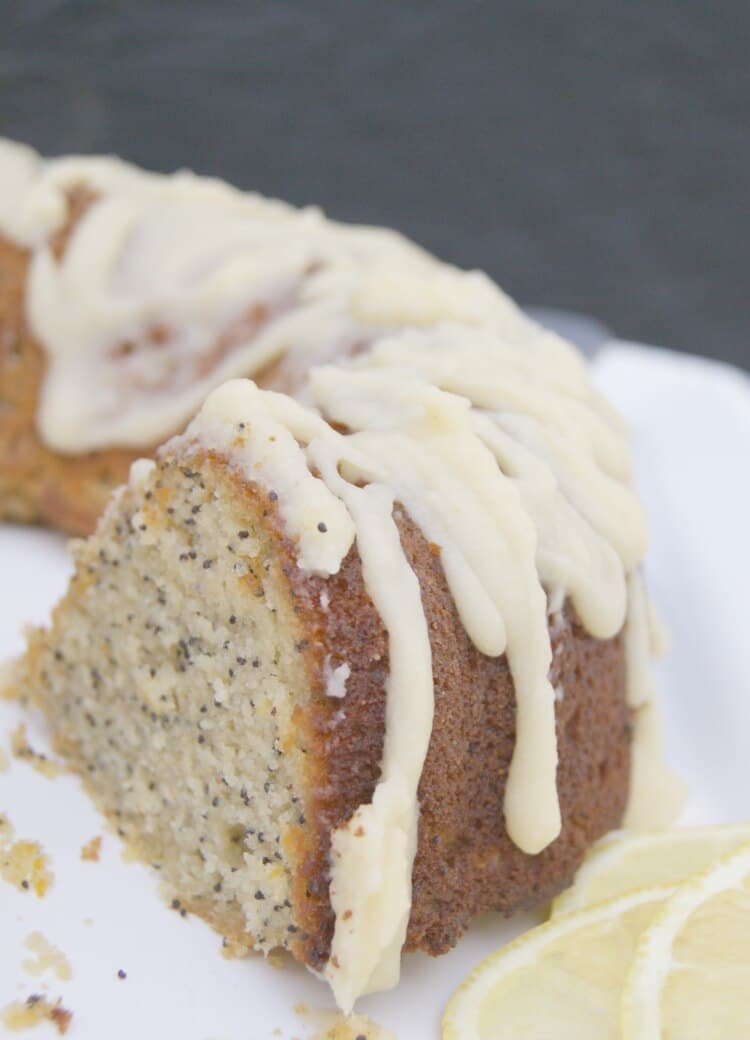 Lemon Poppy Seed Bundt Cake with Lemon Glaze GAPS and