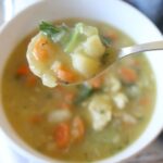 Nourishing Pastured Chicken Stew - Lightly creamy and fully flavorful, this chicken stew boasts nutrition from bone broth, hearty veggies and squash puree. Gluten Free & Whole 30