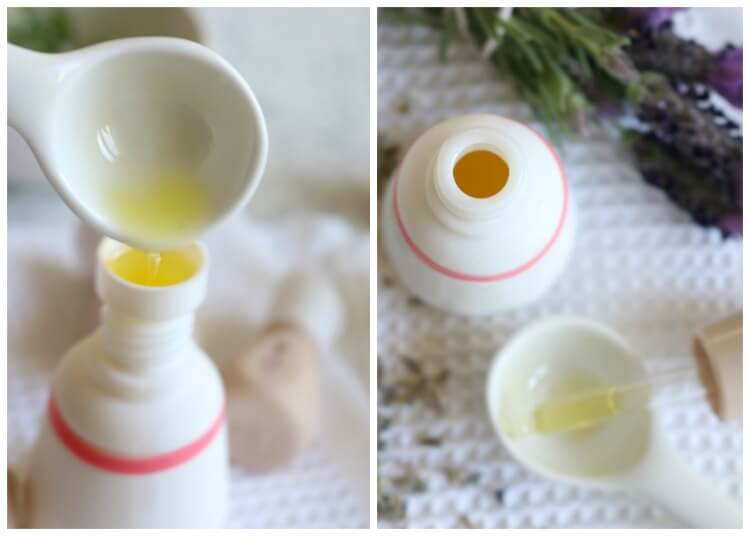 DIY Facial Serum - with 6 clean ingredients, this DIY moisturizer for the face is the ideal choice for normal and combination skin types. Made with lavender & frankincense essential oils. 