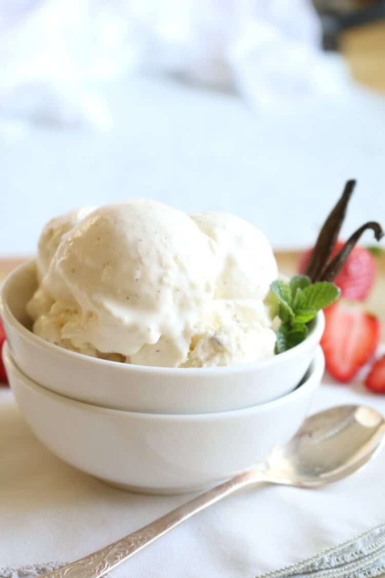 vanilla bean ice cream recipe kitchenaid