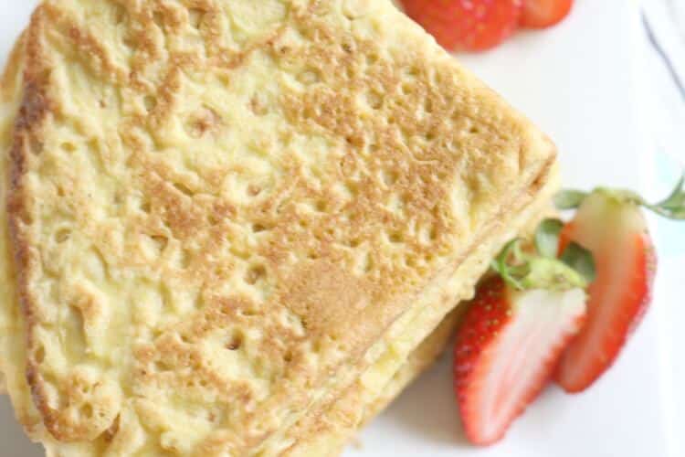 4 Ingredient Paleo Crêpes - Easily made with 4 common ingredients found in most kitchens. They're enjoyed sweet or savory with your favorite fixings. Grain free, Dairy Free, Gluten Free