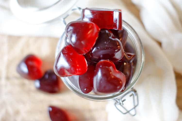 3 Ingredient Bedtime Gummies - With three simple ingredients, these Bedtime Gummies are sweetened with raw honey for extra nutrition and are overall a great Paleo & GAPS treat.