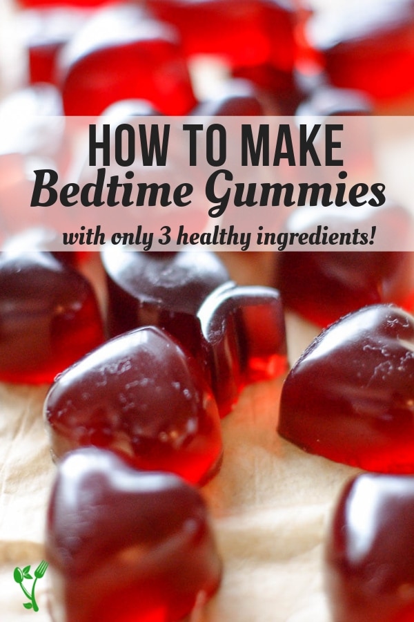 3 Ingredient Bedtime Gummies - With three simple ingredients, these Bedtime Gummies are sweetened with raw honey for extra nutrition and are overall a great Paleo & GAPS treat. #paleo #bedtime #collagen