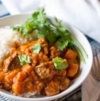 Instant Pot Lamb and Squash Curry Paleo Whole30 GAPS