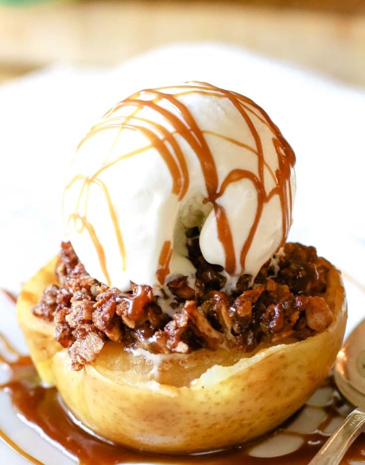 Stuffed Baked Apples (Gluten Free, Dairy Free) Prepare + Nourish