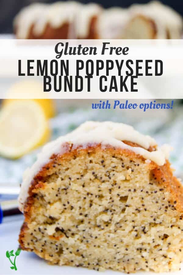 Paleo Lemon Poppyseed Bundt Cake - This delicious grain free Paleo Lemon Poppyseed Bundt Cake has the perfect blend of tartness and the delicate sweetness from honey. The rich lemon glaze is the perfect garnish atop this sweet treat. #glutenfree #healthysweet