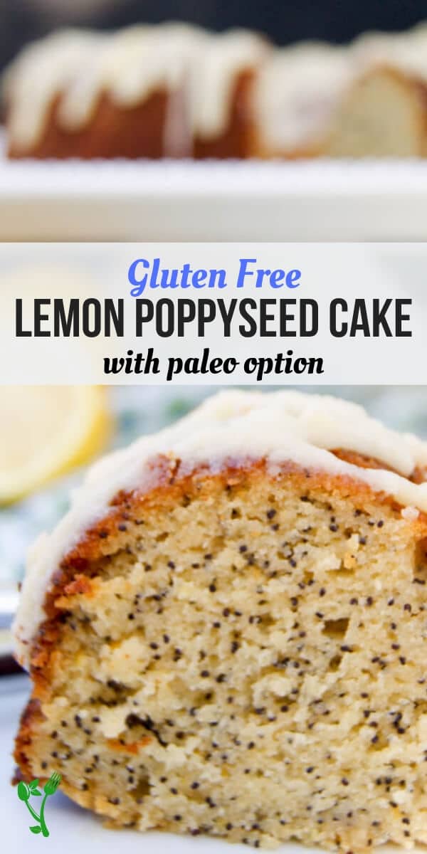 Paleo Lemon Poppyseed Bundt Cake - This delicious grain free Paleo Lemon Poppyseed Bundt Cake has the perfect blend of tartness and the delicate sweetness from honey. The rich lemon glaze is the perfect garnish atop this sweet treat. #glutenfree #healthysweet