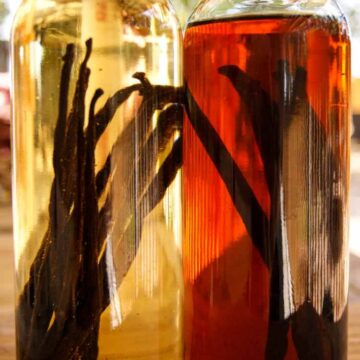 How to Make Vanilla Bean extract - in two bottles
