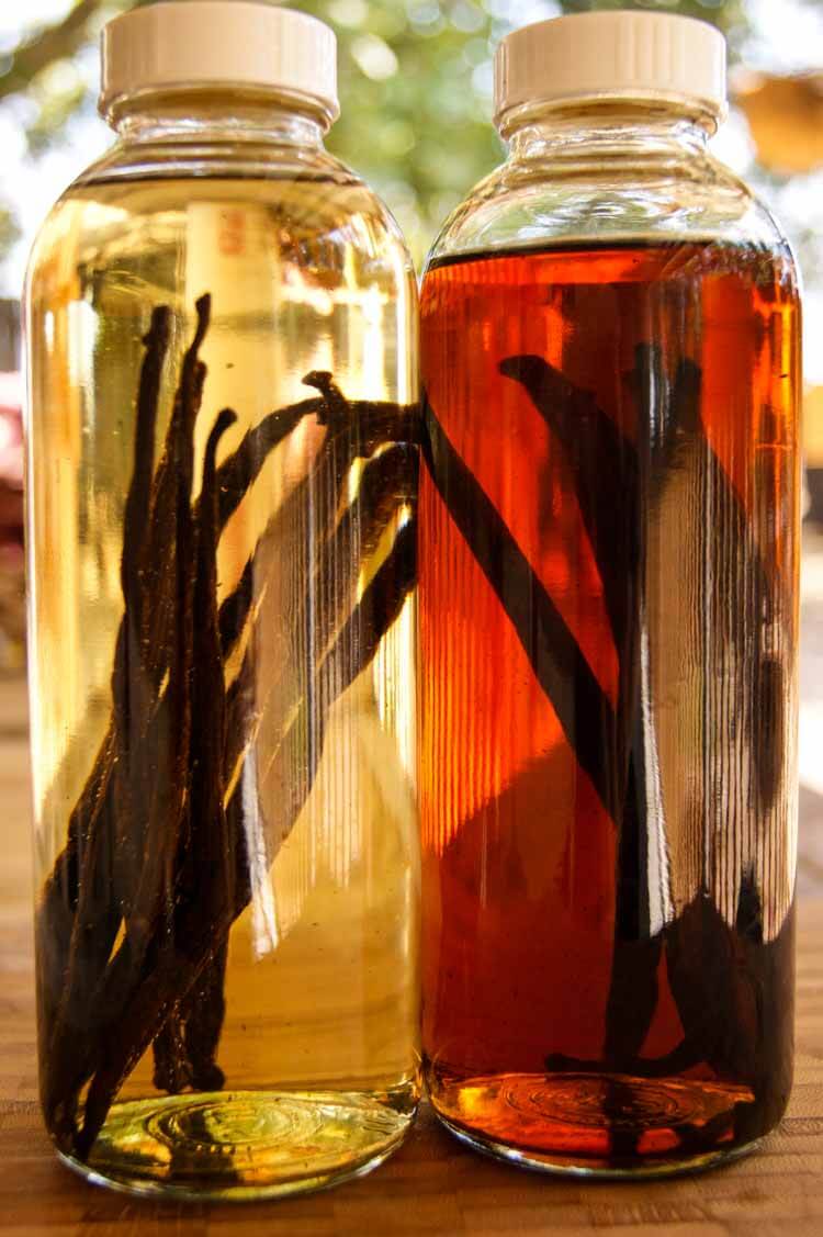 How to Make Vanilla Bean extract - in two bottles