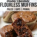 Double Chocolate Flourless Muffins