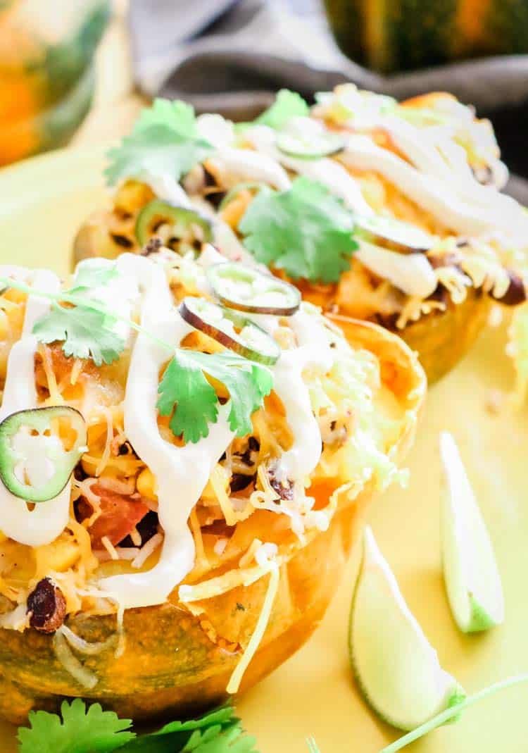 Mexican Stuffed Acorn Squash Prepare + Nourish