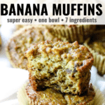 Easy Coconut Flour Banana Bread Muffins Recipe (Paleo)