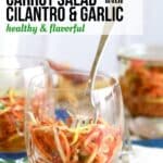 Carrot Salad with Cilantro and Garlic