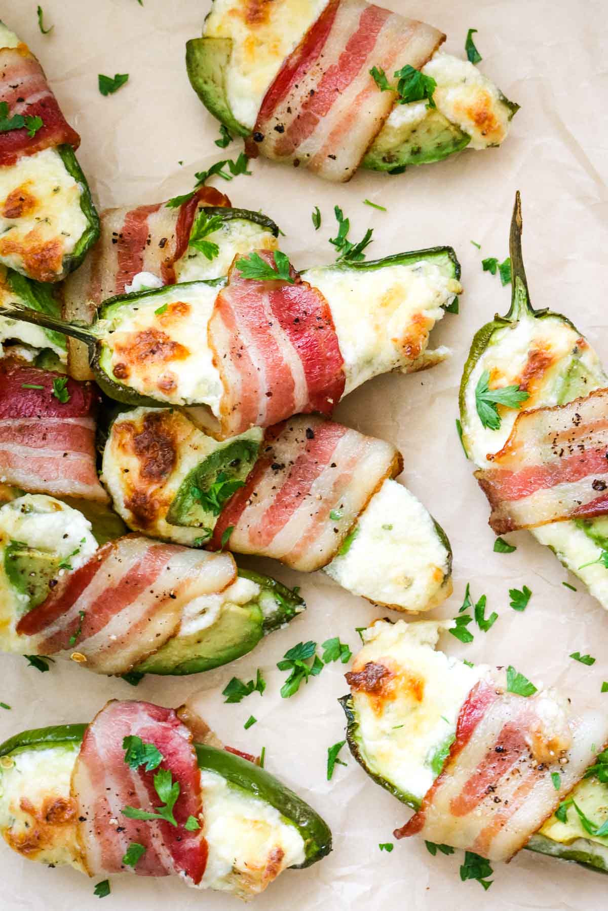 Turkey bacon wrapped jalapeno poppers in Air Fryer 