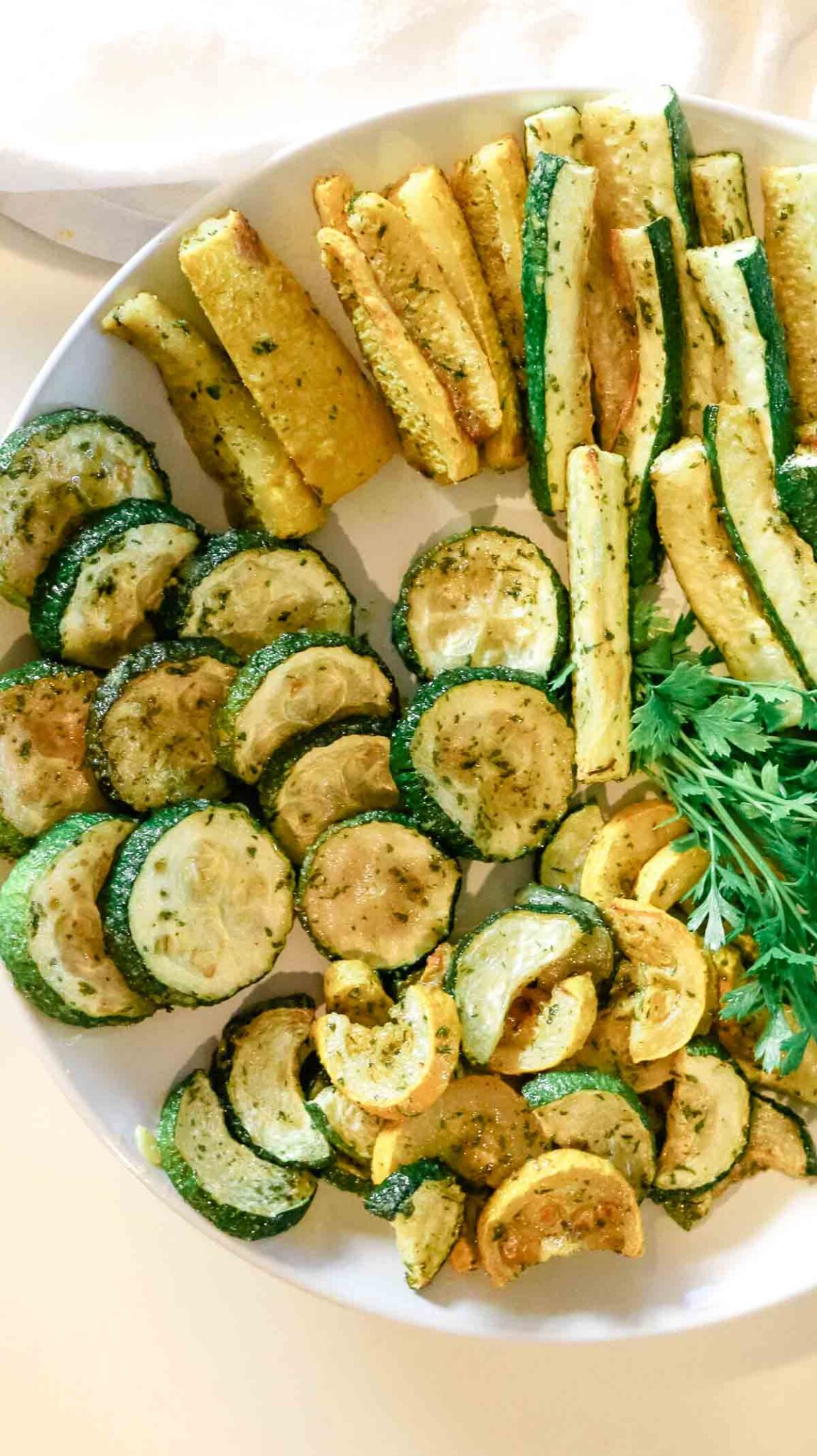 Air Fryer Squash and Zucchini Prepare + Nourish