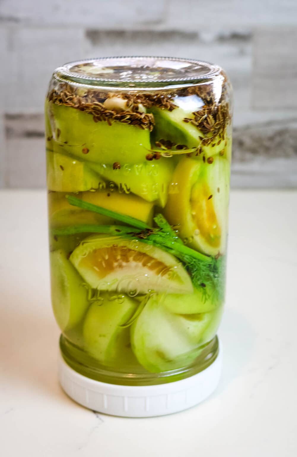 Fermented Green Tomatoes Prepare + Nourish