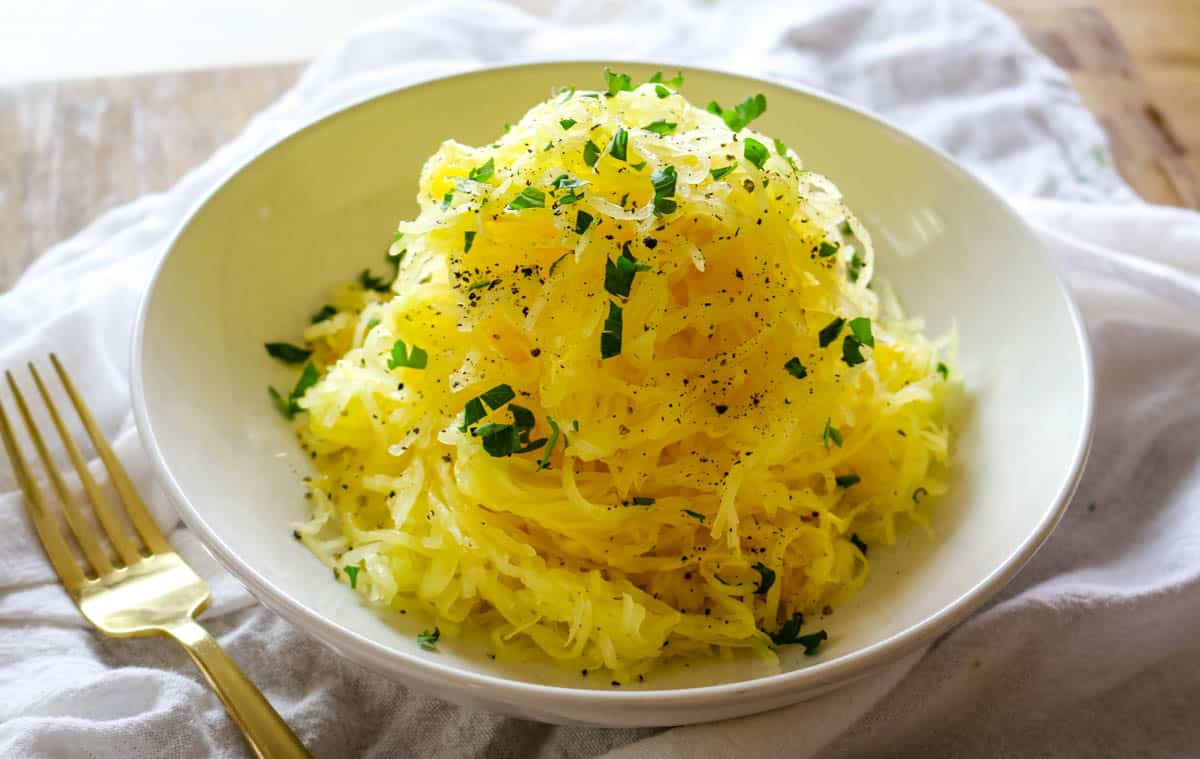 How to Cut and Cook Spaghetti Squash for Long Strands - Prepare + Nourish