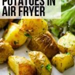 reheated leftover potatoes with text overlay