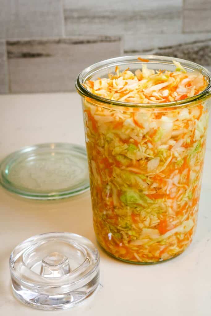 Spicy Sauerkraut with Ginger and Garlic Prepare + Nourish