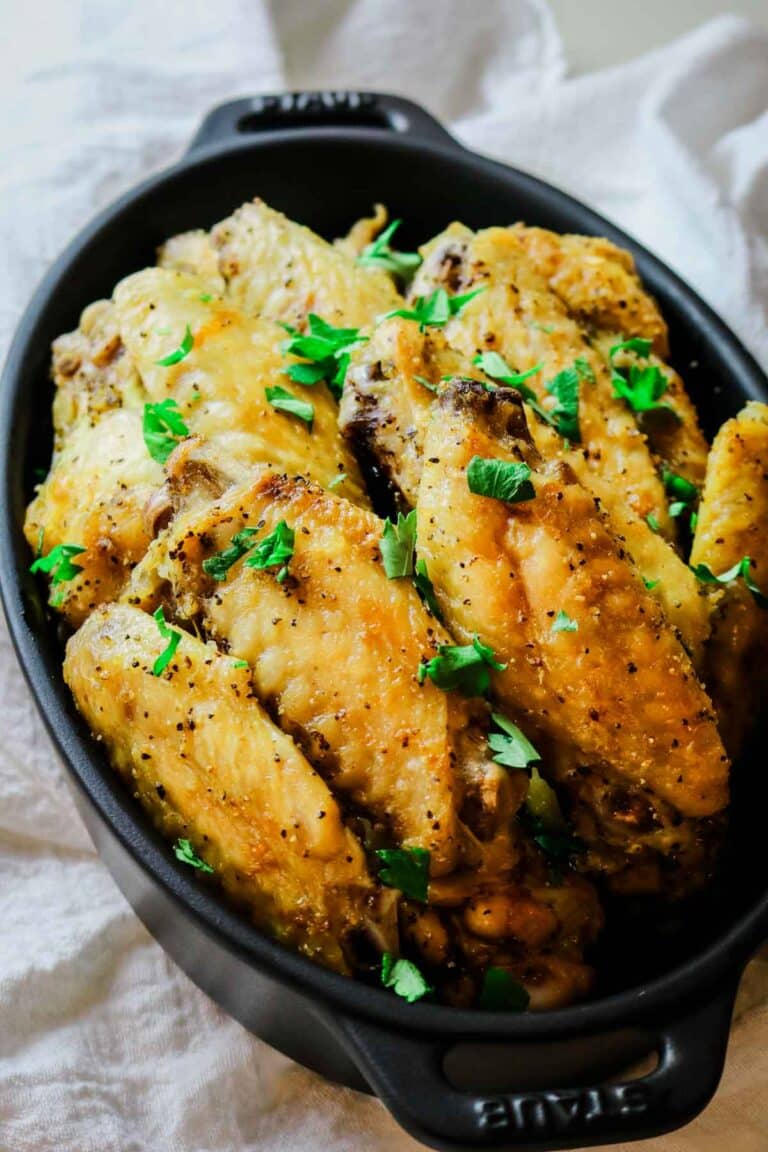 Crispy Baked Salt and Pepper Chicken Wings Recipe Prepare + Nourish