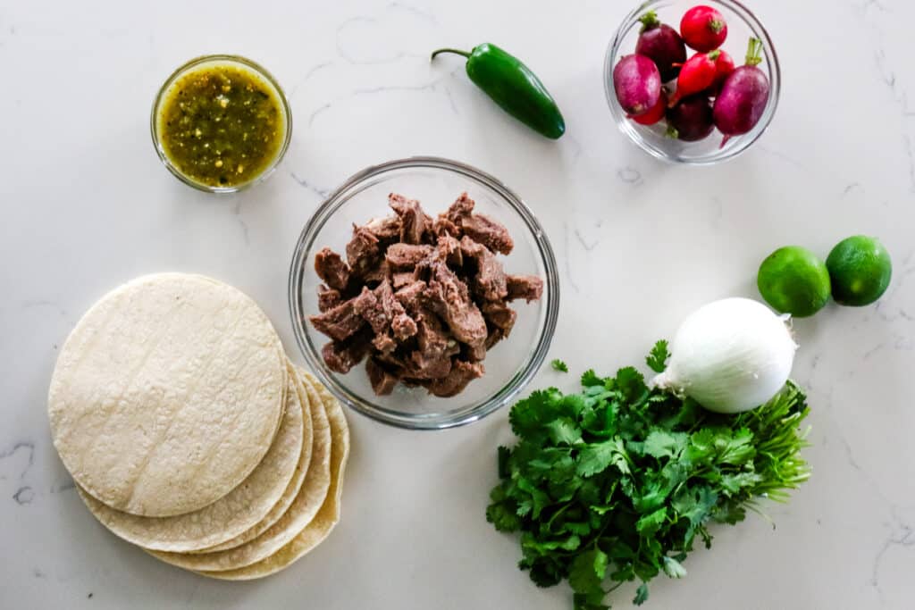 Ingredient Featured In Tacos De Lengua
