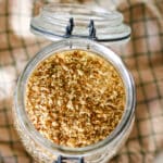 breadcrumbs in a jar.