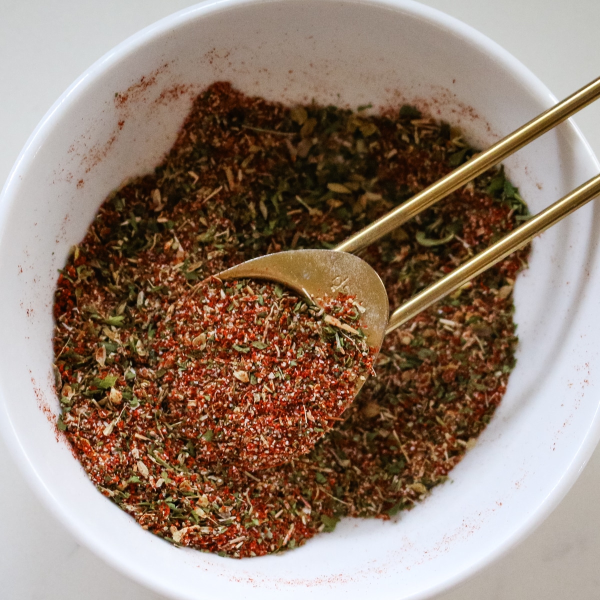 seasoning ingredients for roast chicken.
